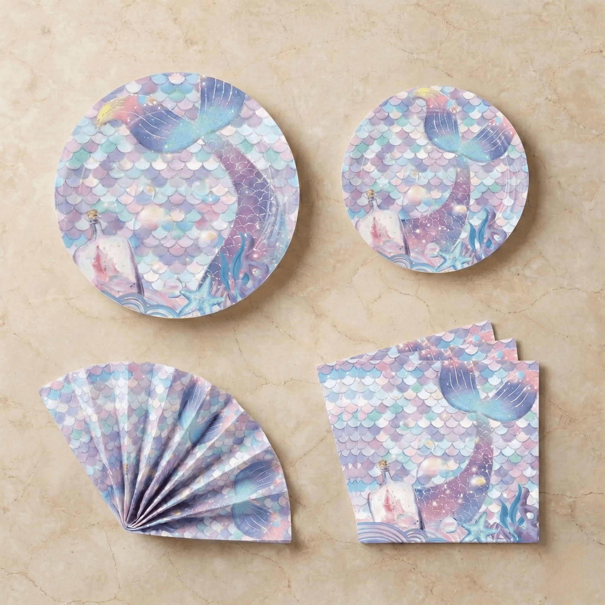 Mermaid Themed Tableware