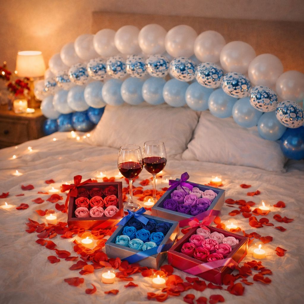 Luxury Romantic Celebration Kit for Anniversaries & Special Moments