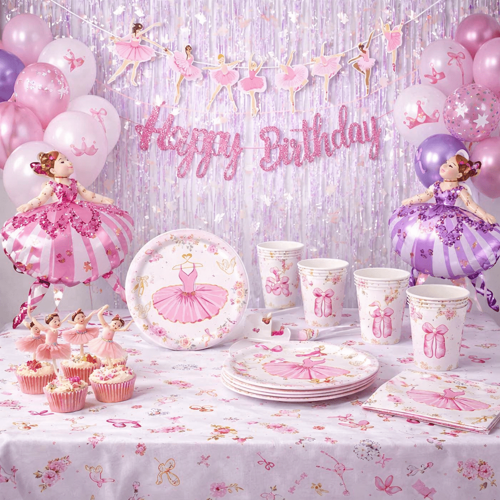 Ballerina Princess Birthday Party Kit 