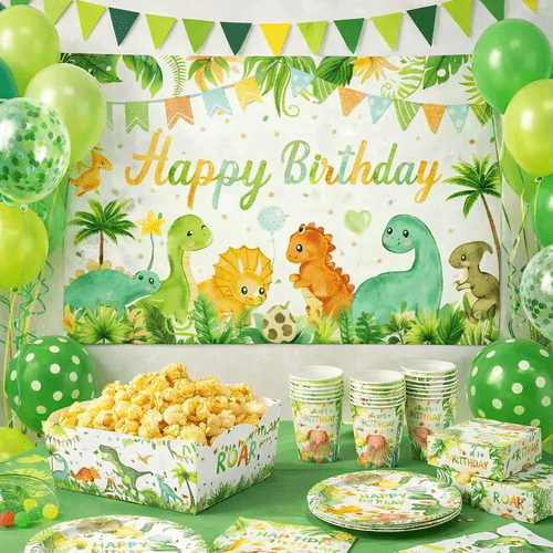 Dinosaur Birthday Party Decoration Set 