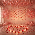 Romantic Pink Decoration Set 