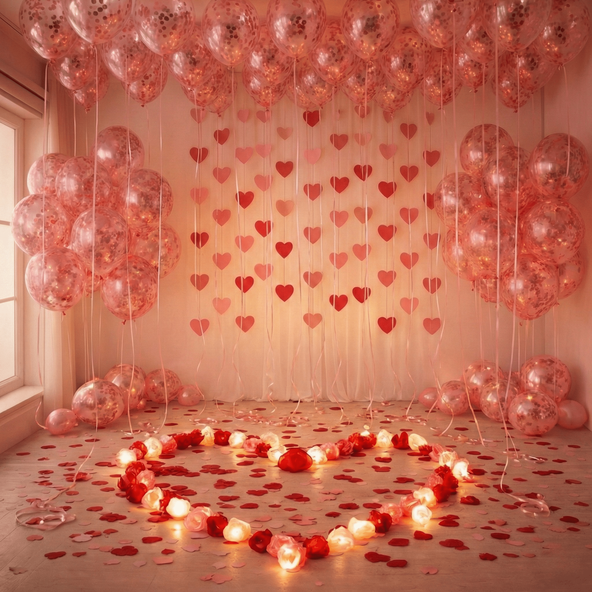 Romantic Pink Decoration Set 