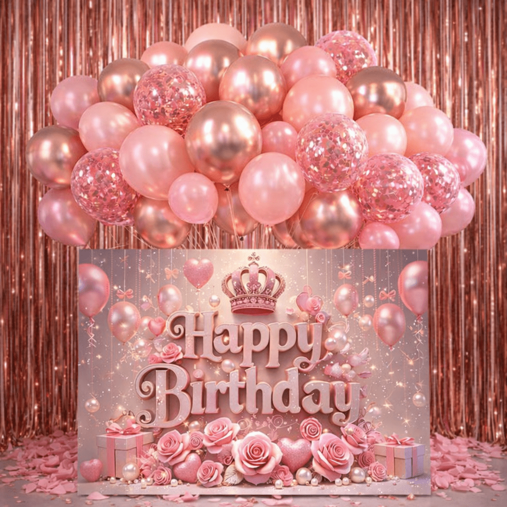 Rose Gold Birthday Dream Set 